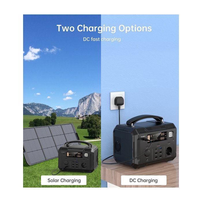 Зарядна станція Choetech BS004-EU-BK, 500W (BS004-EU-BK) зображення 7