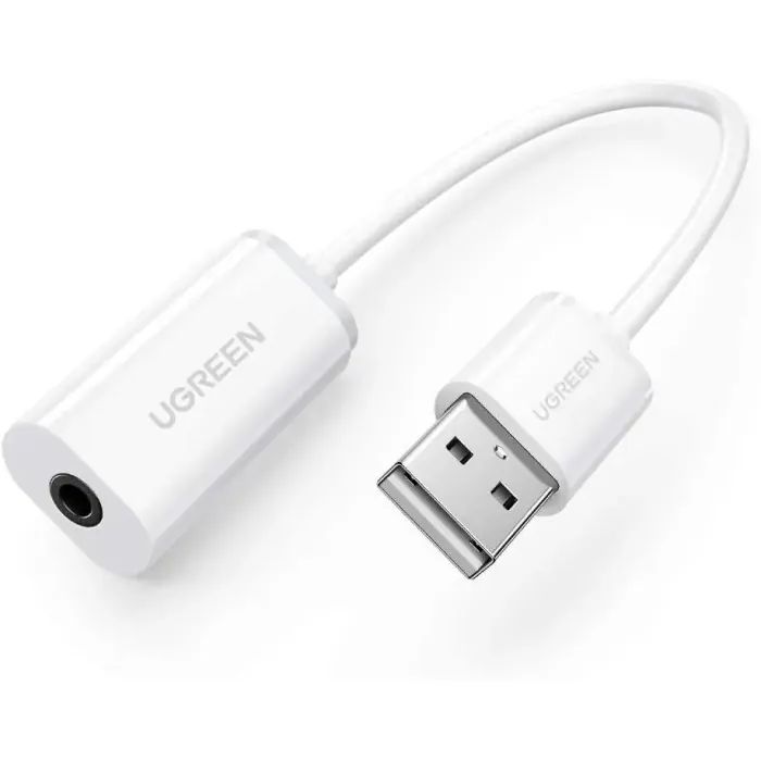 Звуковая плата Ugreen US206 white (30712)