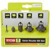 Набір фрез Ryobi RAKRBS5 набір 5 шт, хвостовик 6 мм (5132003828)