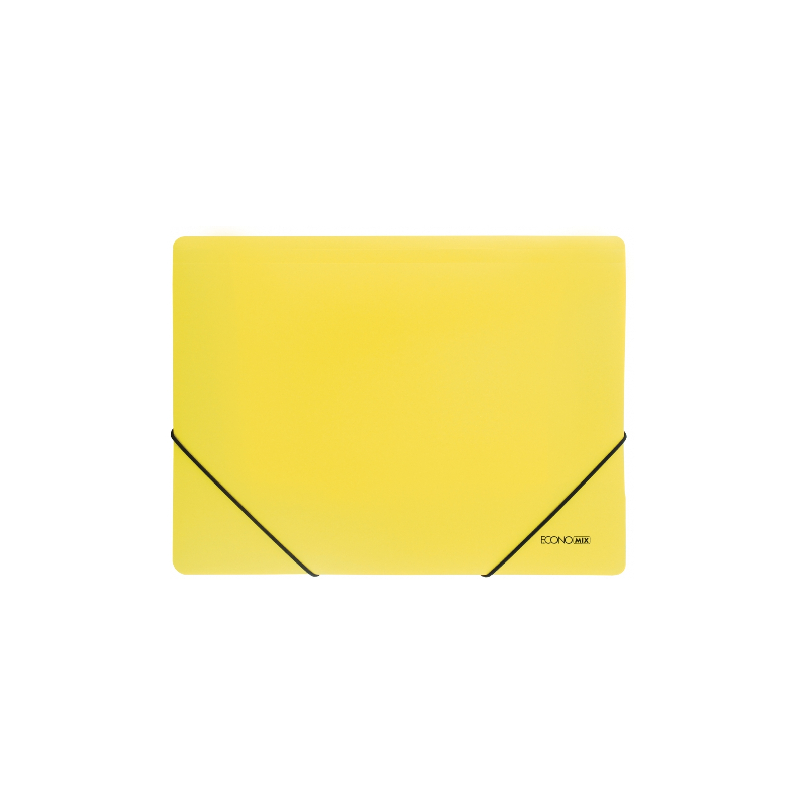 Папка на резинках Economix А4 фактура "помаранч", жовта (E31633-05)