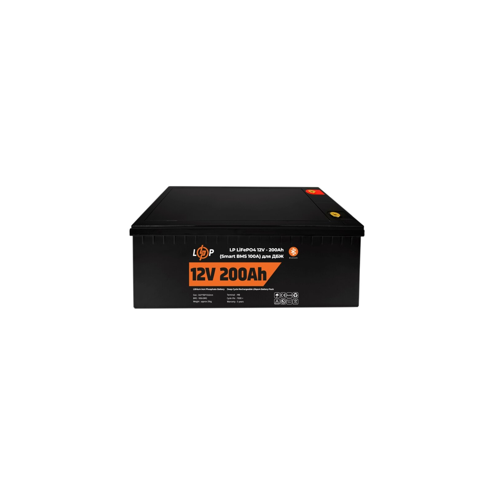 Батарея LiFePo4 LogicPower 12V (12.8V) - 200 Ah (2560Wh) (20198) изображение 2
