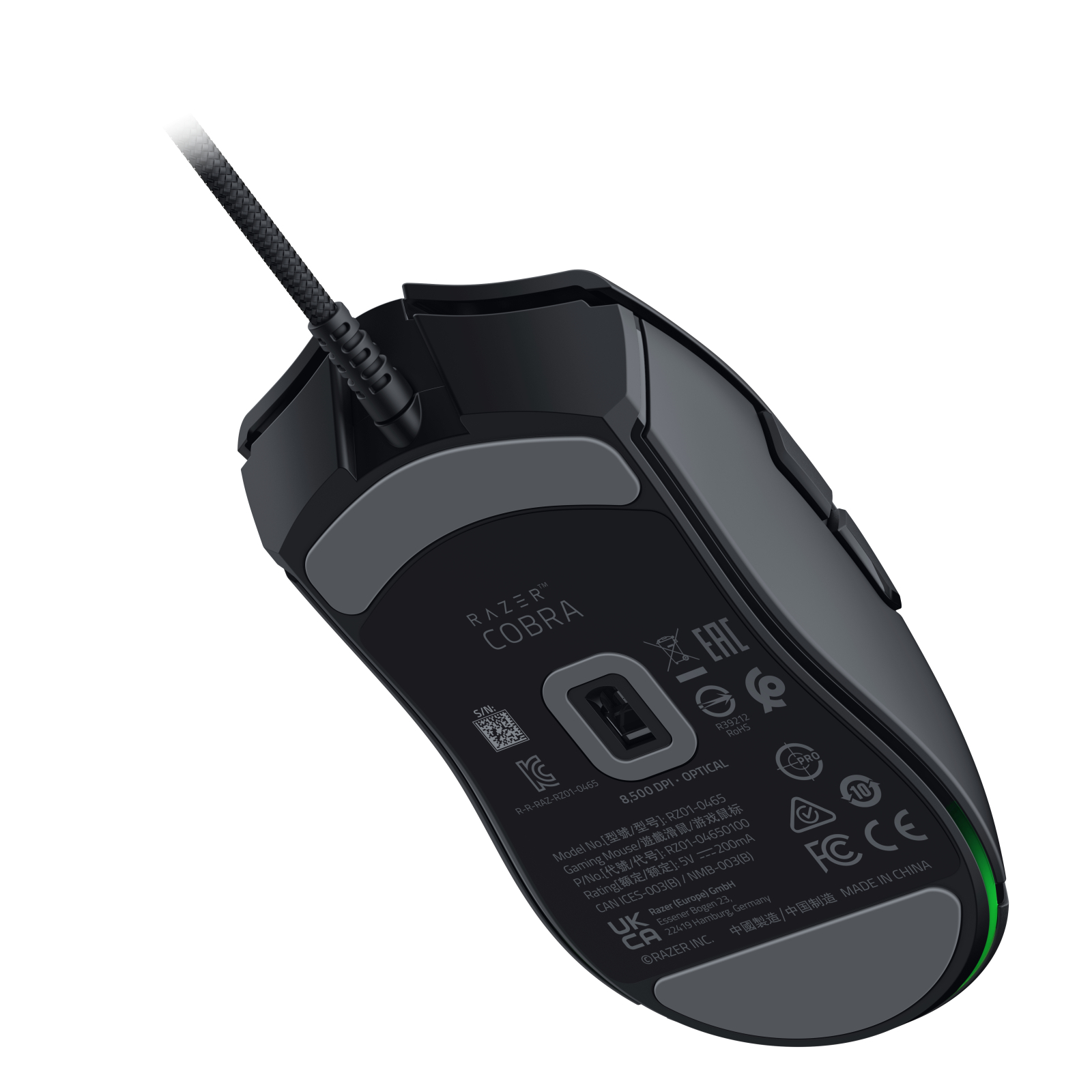 Мышка Razer Cobra USB Black (RZ01-04650100-R3M1) изображение 4
