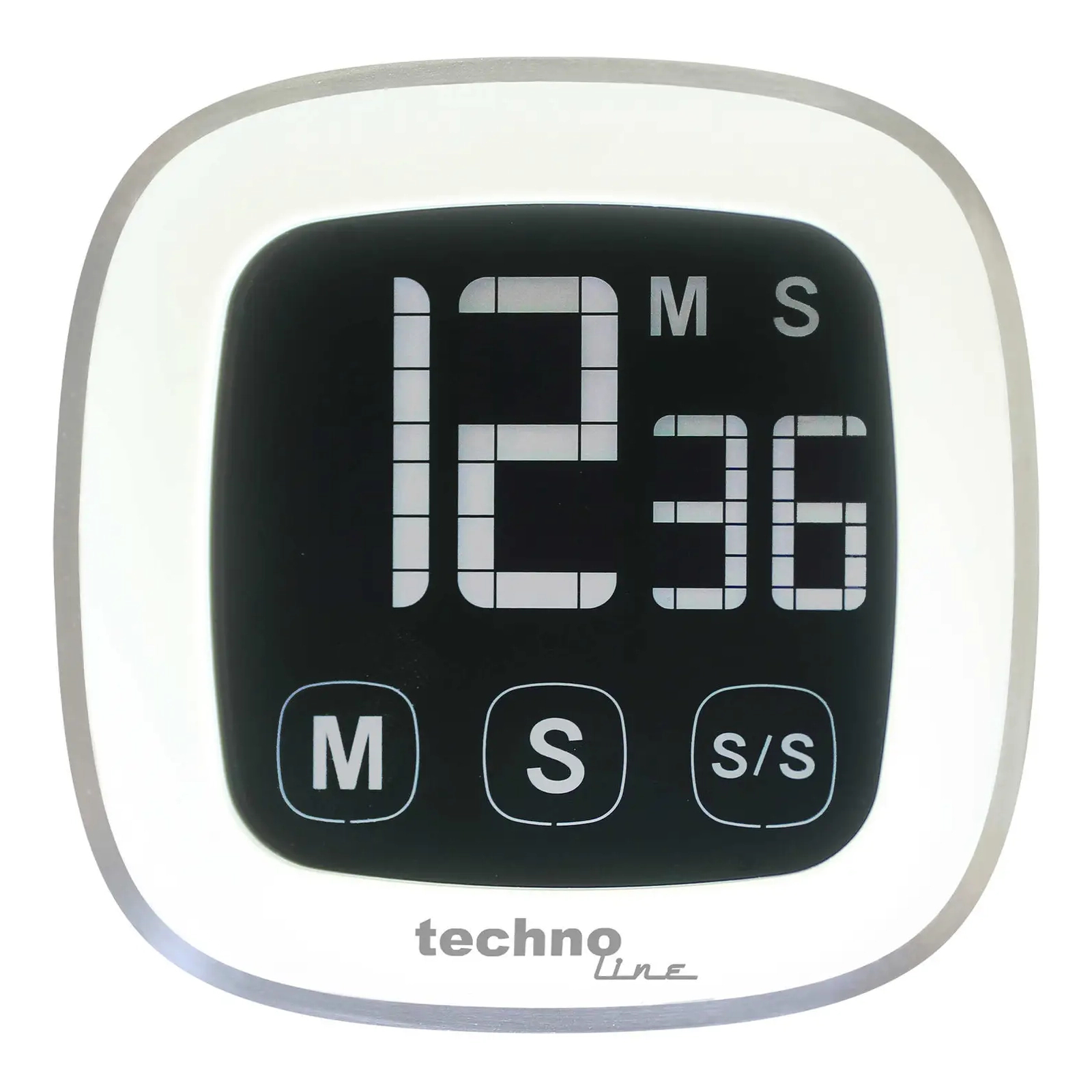 Таймер кухонний Technoline KT400 Magnetic Touchscreen White (KT400) зображення 2