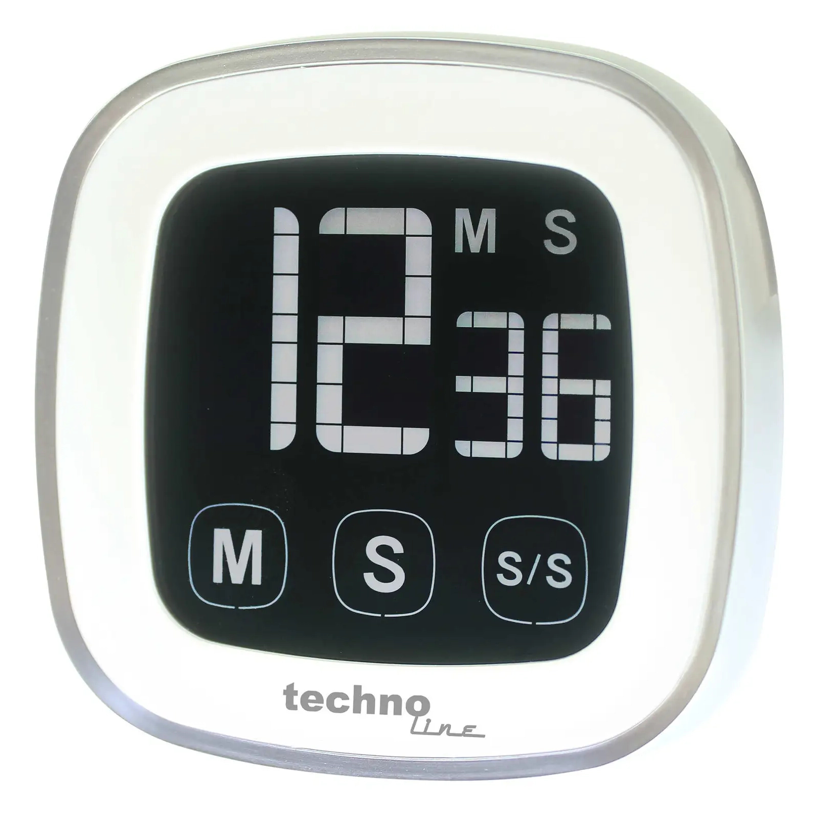 Таймер кухонный Technoline KT400 Magnetic Touchscreen White (KT400)