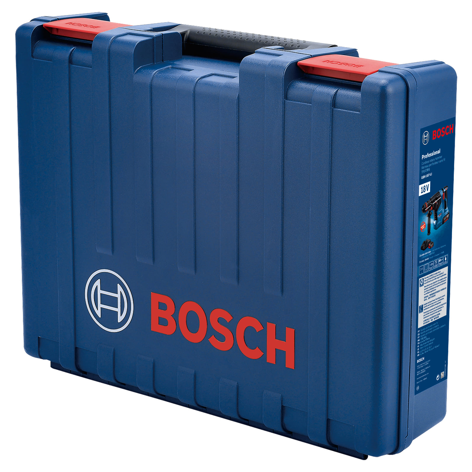 Перфоратор Bosch GBH 187-LI ONE Chuck, 2*5Ah, 2.4 Дж, 980 об/хв, 2.9 кг (0.611.923.121) зображення 10