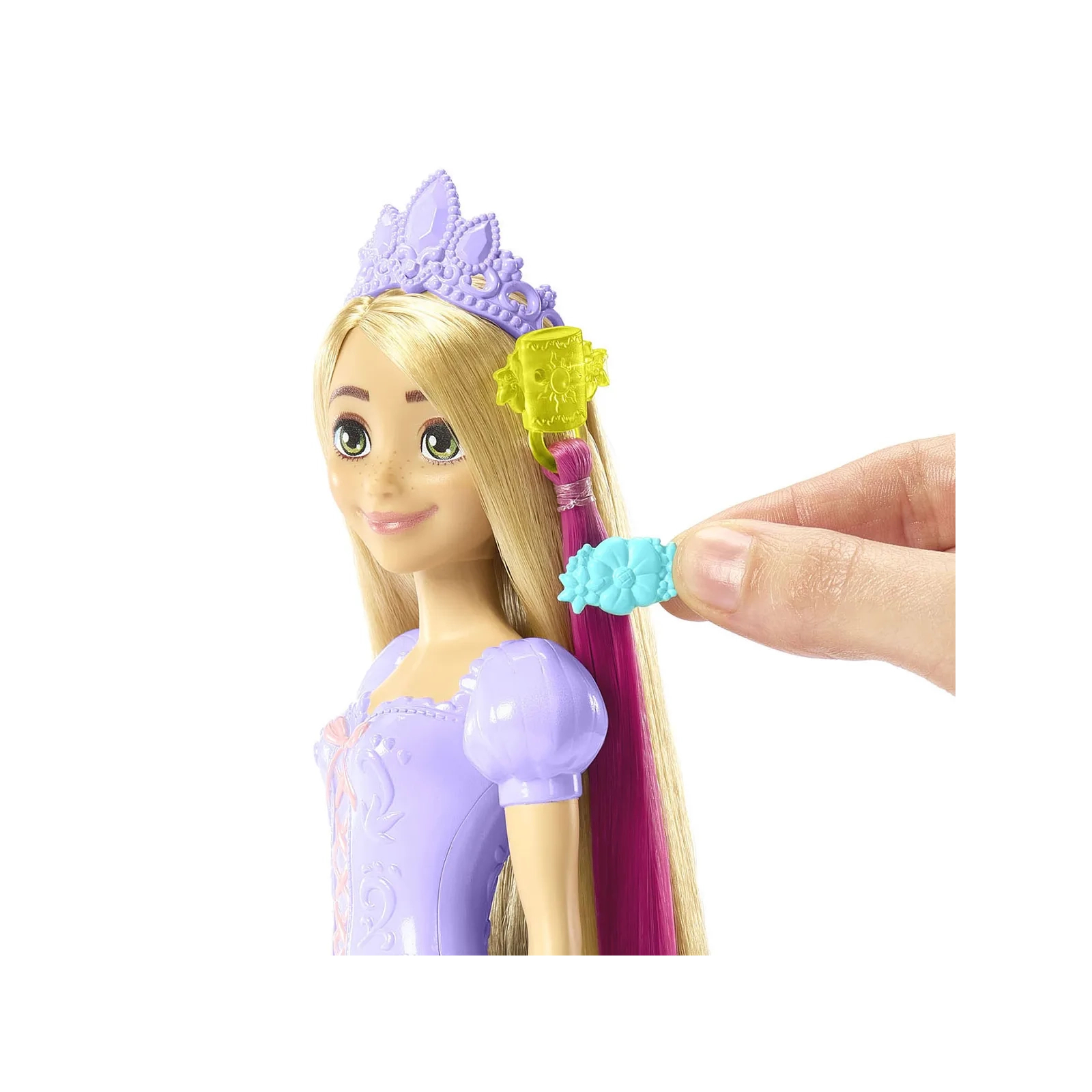 Кукла Disney Princess Рапунцель Фантастические прически (HLW18) изображение 6
