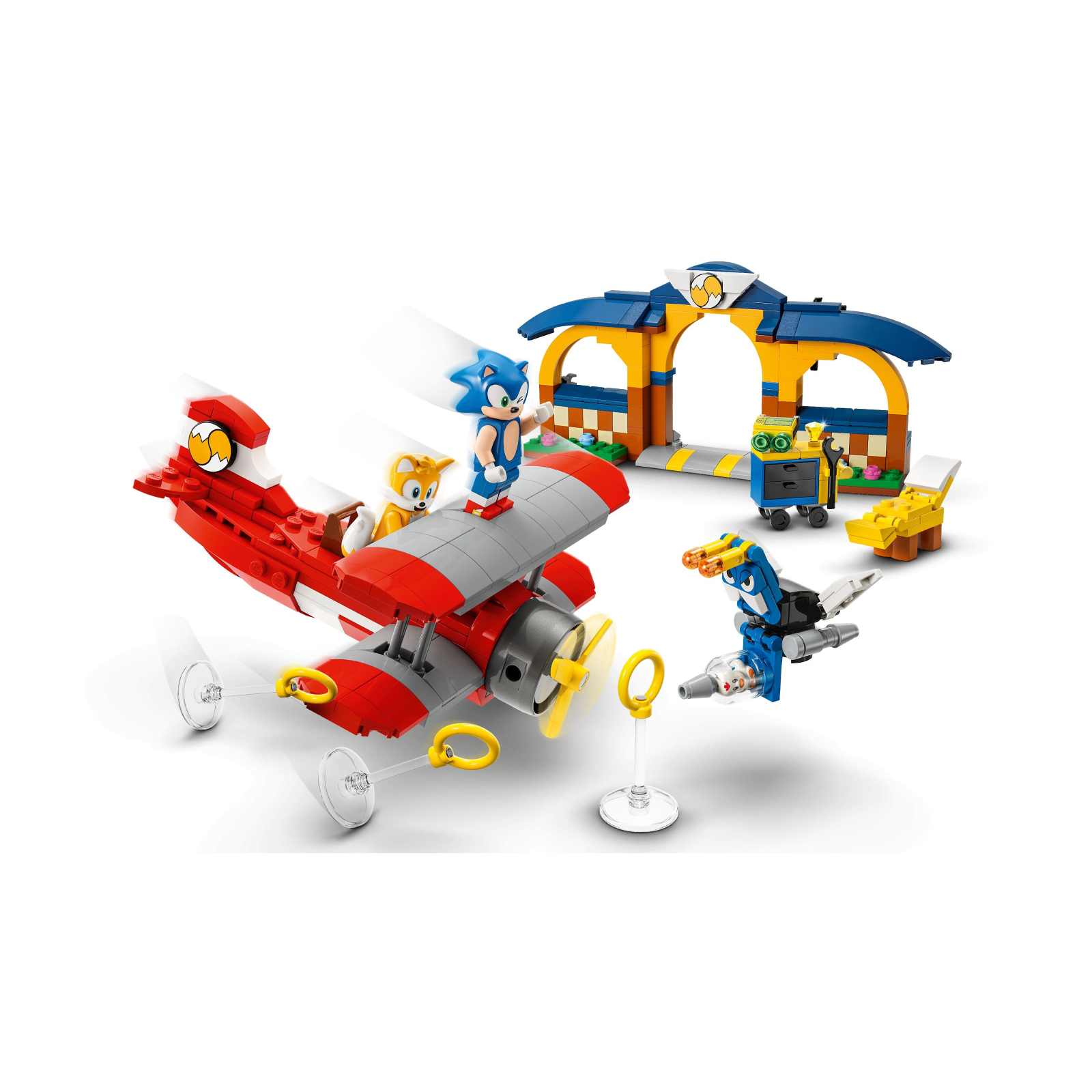 Конструктор LEGO Sonic the Hedgehog Мастерская Тейлз и самолет Торнадо 376 деталей (76991) изображение 3