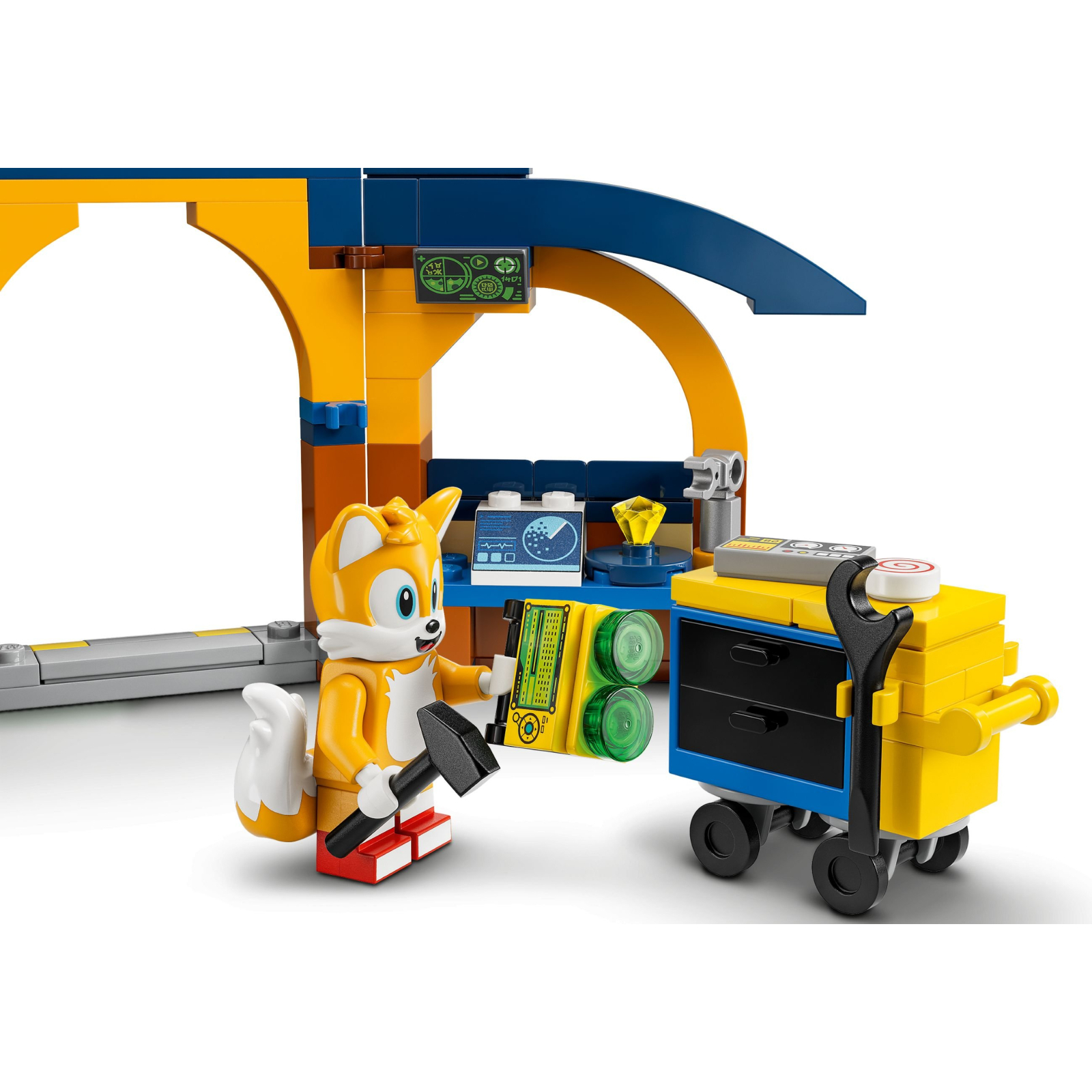 Конструктор LEGO Sonic the Hedgehog Мастерская Тейлз и самолет Торнадо 376 деталей (76991) изображение 4