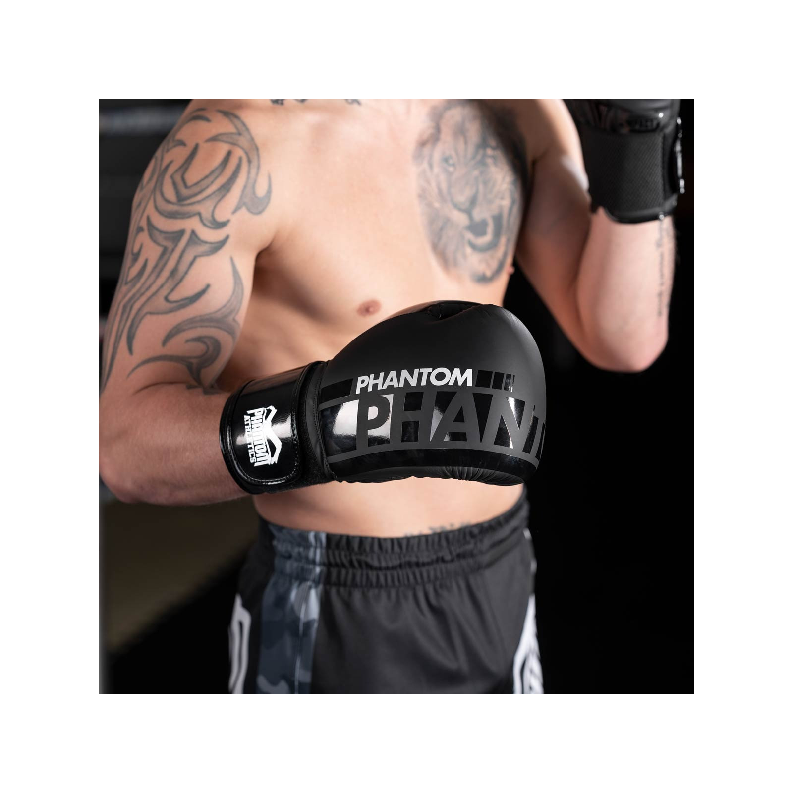 Боксерские перчатки Phantom APEX Speed Black 16oz (PHBG2024-16) изображение 5