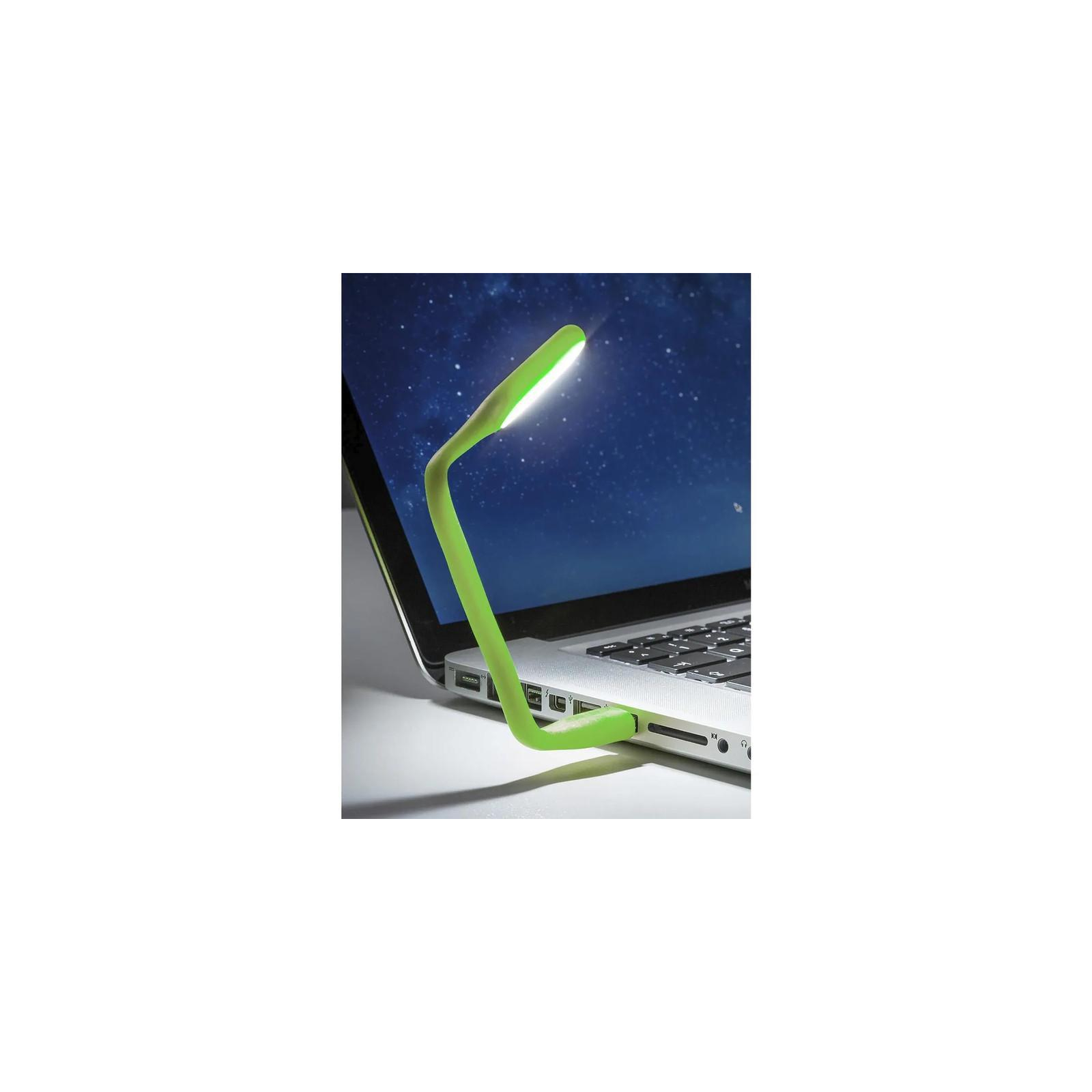 Лампа USB Optima LED, гнучка, зелений (UL-001-GR) зображення 2