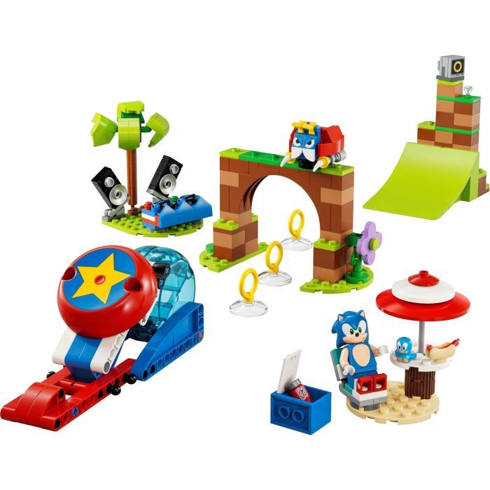 Конструктор LEGO Sonic the Hedgehog Змагання швидкісної сфери Соніка 292 деталі (76990) зображення 2