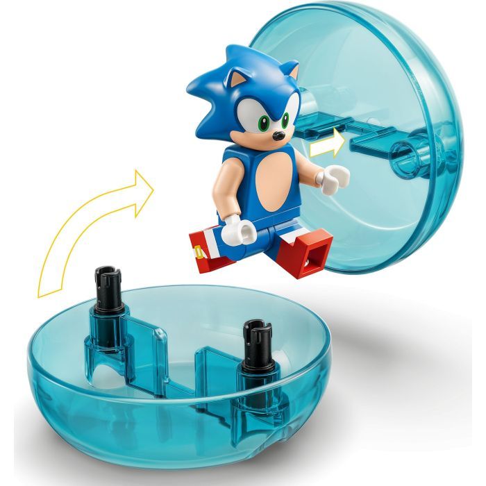 Конструктор LEGO Sonic the Hedgehog Змагання швидкісної сфери Соніка 292 деталі (76990) зображення 5