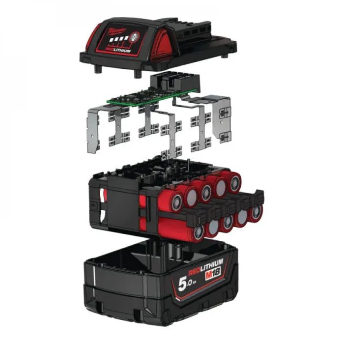 Аккумулятор к электроинструменту Milwaukee Li-Ion M18 B5 5Ah (4932430483) изображение 3