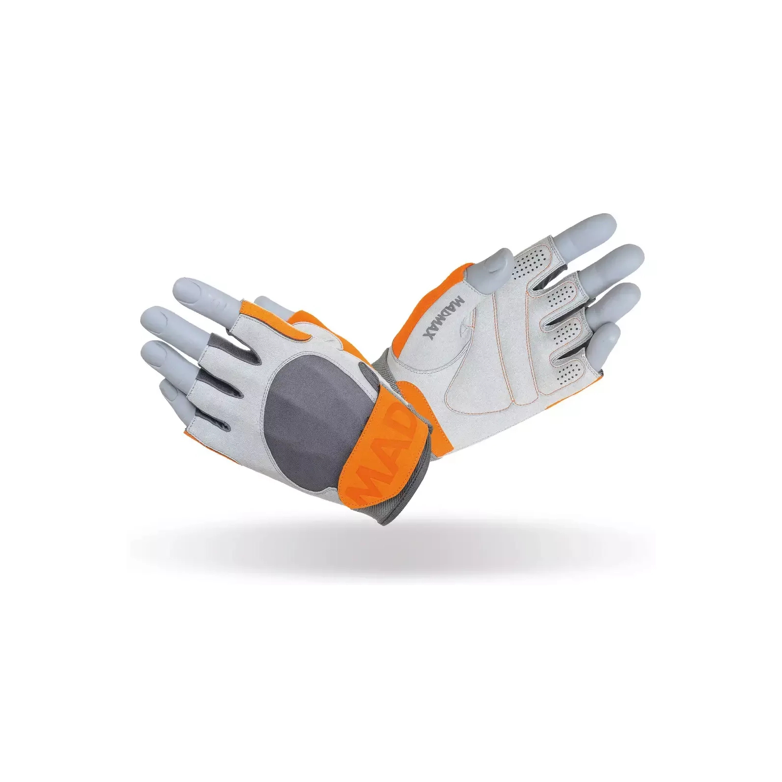 Перчатки для фитнеса MadMax MFG-850 Crazy Grey/Orange S (MFG-850_S)