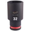 Головка торцевая Milwaukee ShW 1/2" 32 мм, длинная (4932480349)