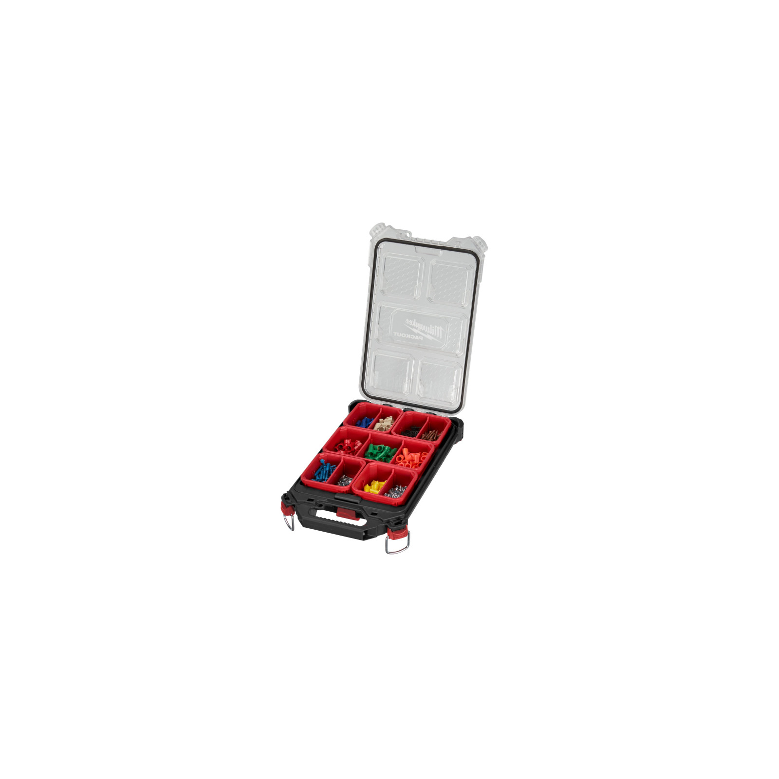 Ящик для инструментов Milwaukee органайзер компактный тонкий PACKOUT 250х380х65мм (4932471065) изображение 2