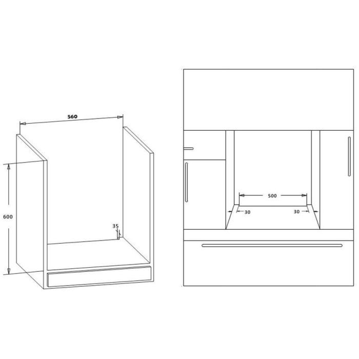 Духова шафа HEINNER HBO-S567LDTGC-IX зображення 2