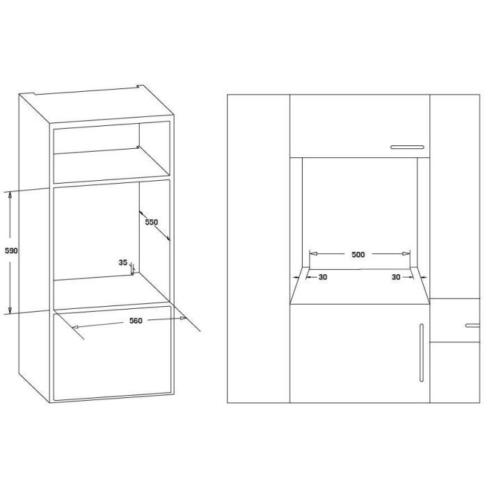 Духова шафа HEINNER HBO-S567LDTGC-IX зображення 4