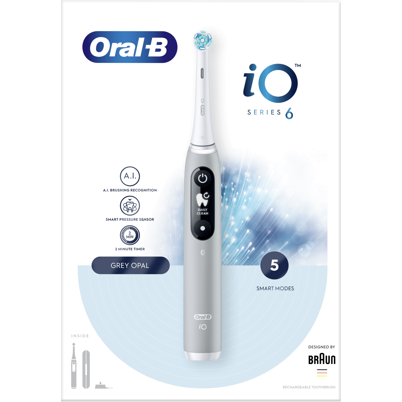 Электрическая зубная щетка Oral-B Series 6 iOM6.1A6.1K (4210201381686) изображение 2