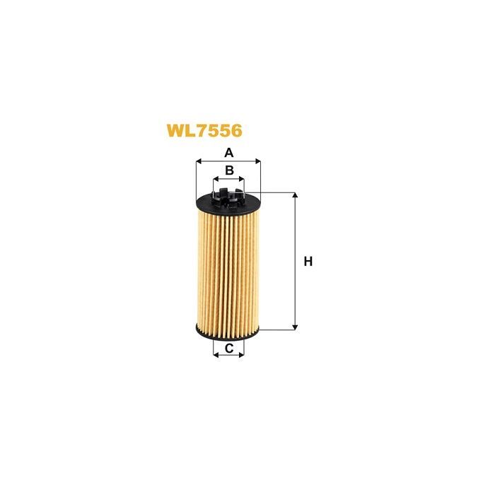 Фільтр масляний Wixfiltron WL7556