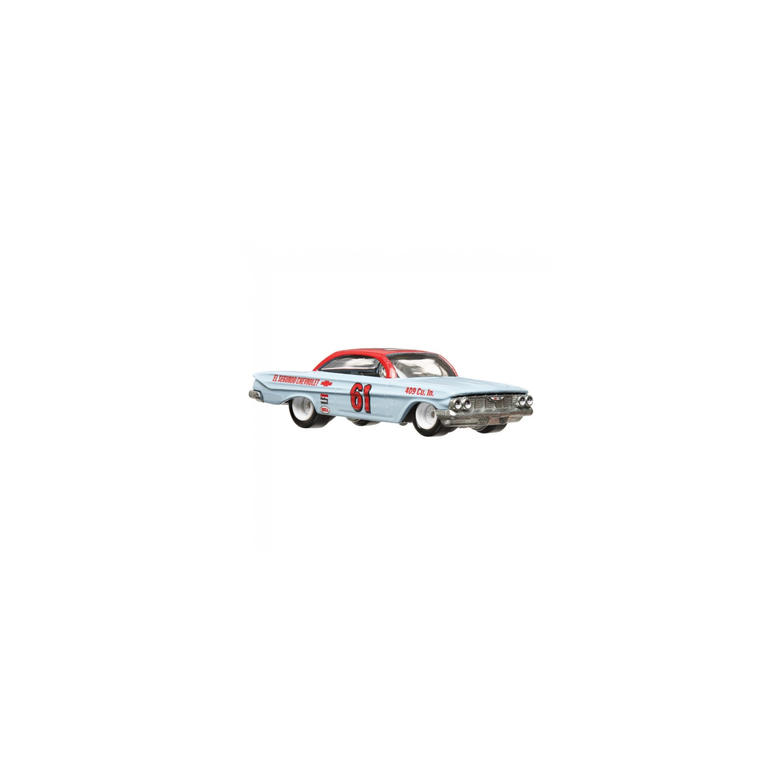 Машина Hot Wheels Коллекционная модель 61 Impala и транспортера 72 Chevy Ramp Truck серии Car Culture (FLF56/HKF40) изображение 3