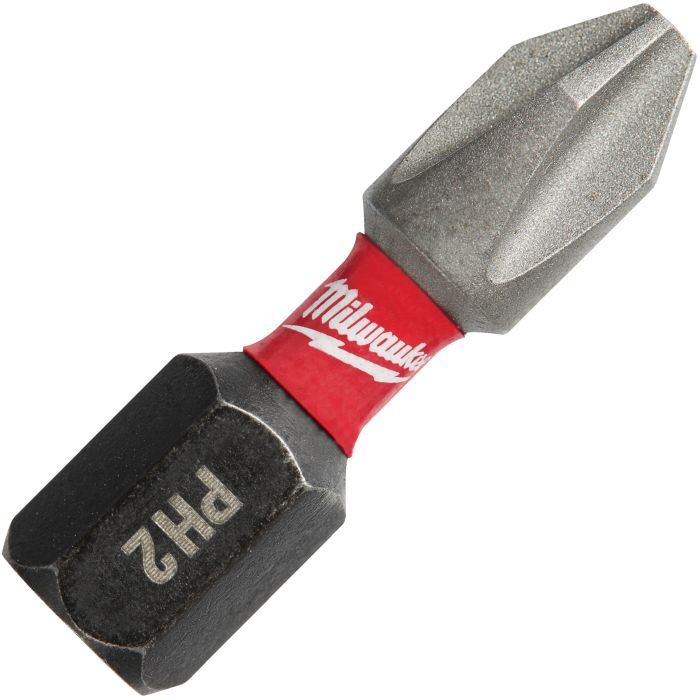 Набор бит Milwaukee SHOCKWAVE, PH2, 25мм, 2шт (4932430852)
