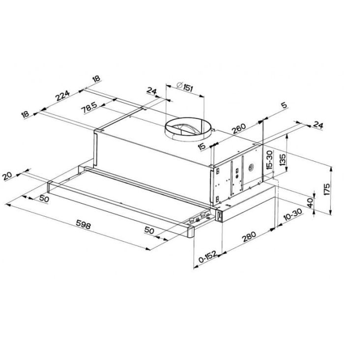 Вытяжка кухонная Faber Flexa Ng Glass Lux Bk A60 (315.0635.137) изображение 4