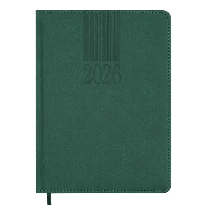 Еженедельник Buromax датированный 2026 CODE, А5 зеленый (BM.2142-04)