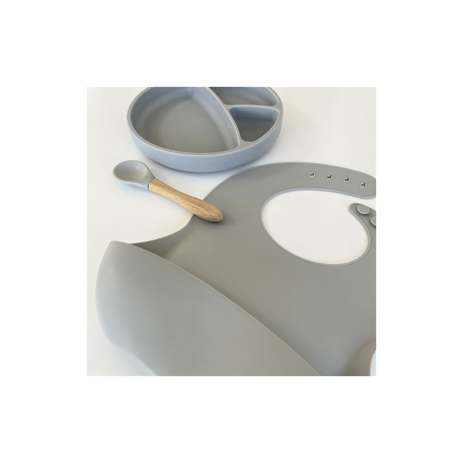 Набор детской посуды MinikOiOi BLW SetII-MellowYellow (101070019) изображение 2