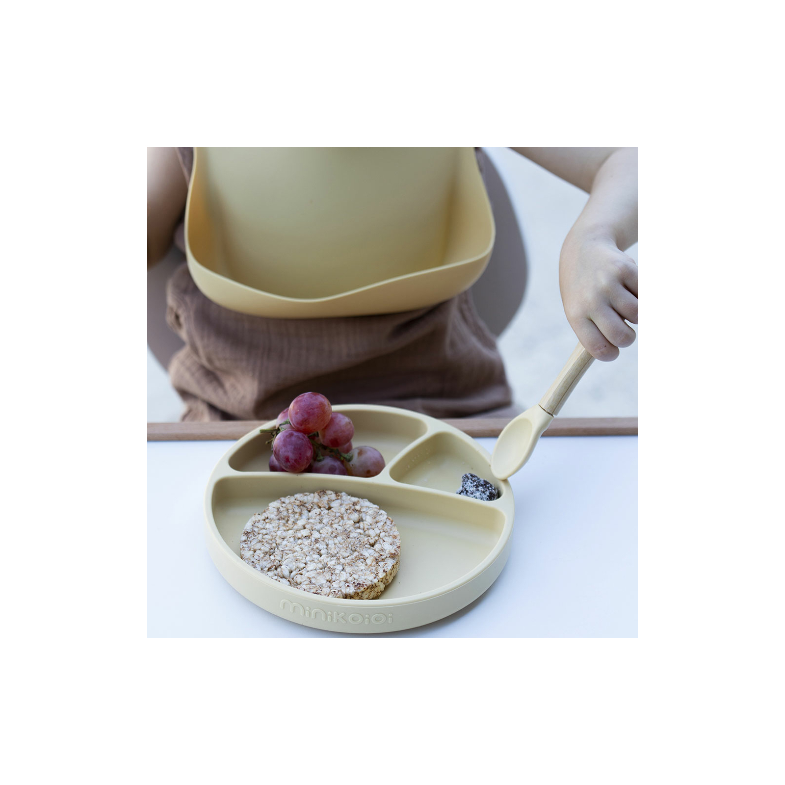 Набор детской посуды MinikOiOi BLW SetII-River Green (101070022) изображение 6