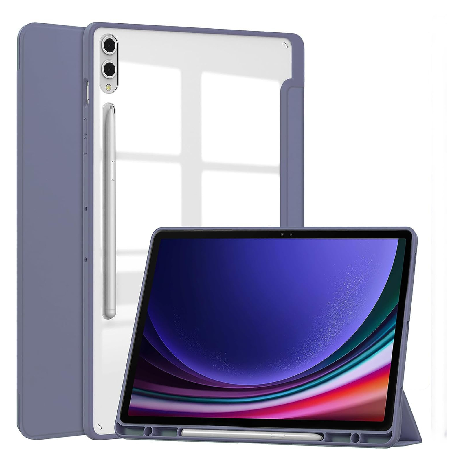 Чехол для планшета BeCover Soft Edge stylus holder Samsung Tab S9 Plus (SM-X810/SM-X816)/S9 FE Plus (SM-X610/SM-X616) 12.4" (710404) изображение 2