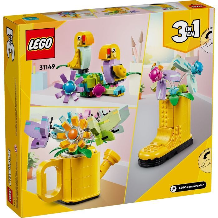 Конструктор LEGO Creator Квіти в лійці 420 деталей (31149) зображення 8