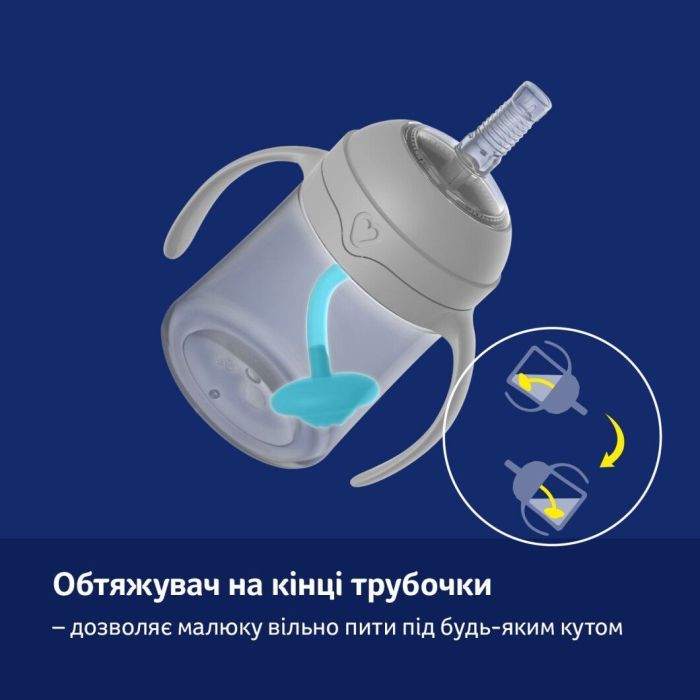 Поильник-непроливайка Lovi с трубочкой и утяжелителем 150 мл - коричневая (35/363) изображение 10