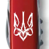 Ніж Victorinox Spartan Ukraine 91 мм Червоний Тризуб готичний білий (1.3603_T0630u) зображення 3