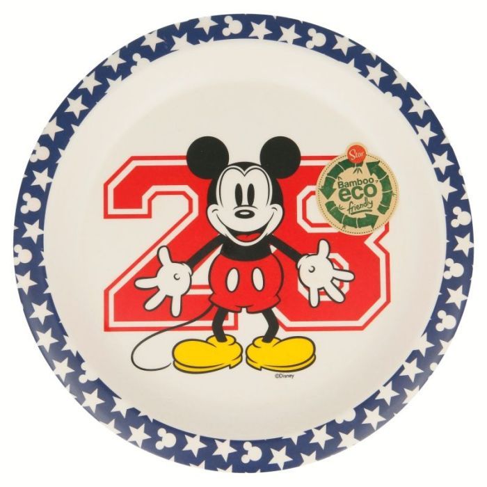 Набір дитячого посуду Stor Disney - Mickey Mouse all star, Bamboo (Stor-01325) зображення 2