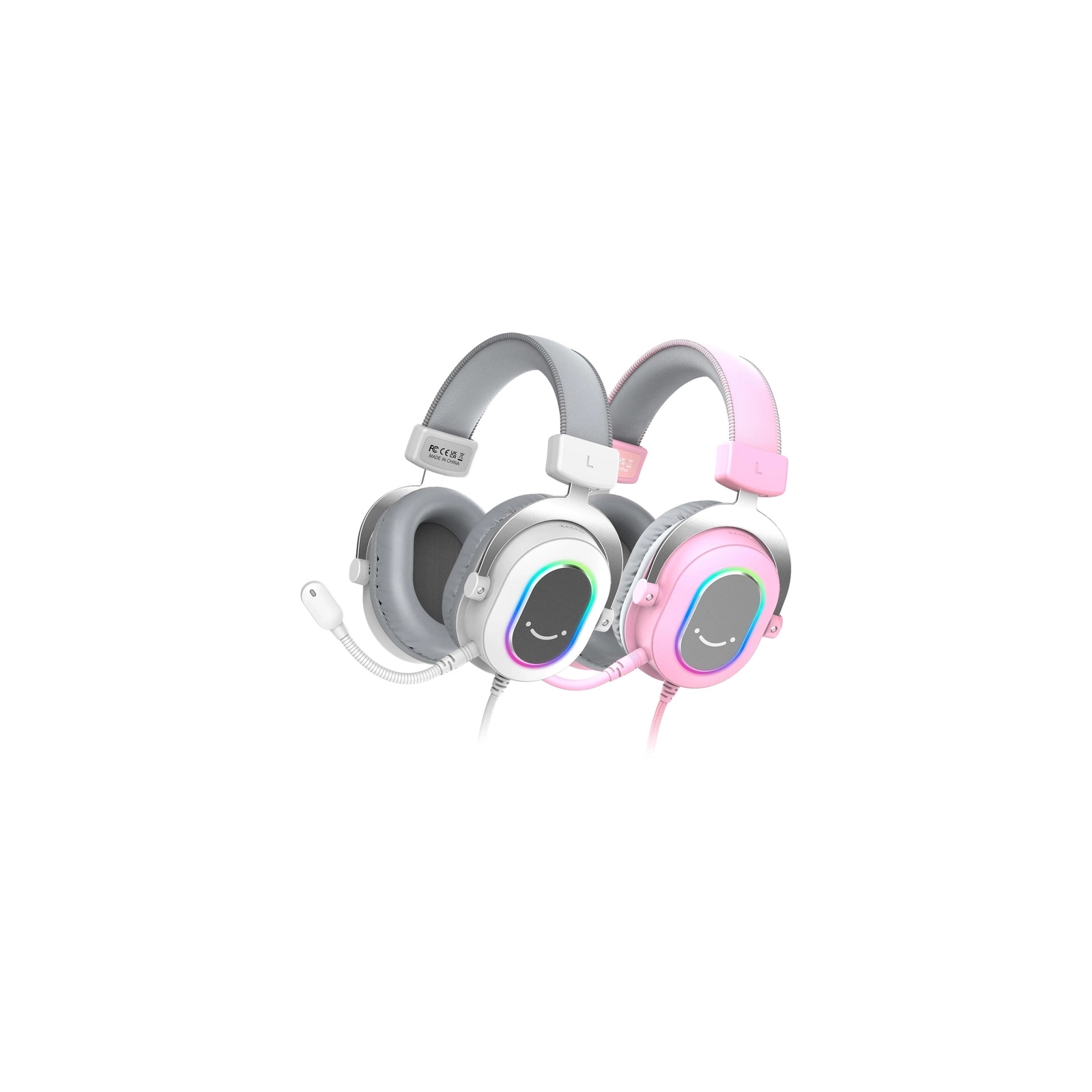Навушники Fifine H6 RGB 7.1 Pink (H6P) зображення 4