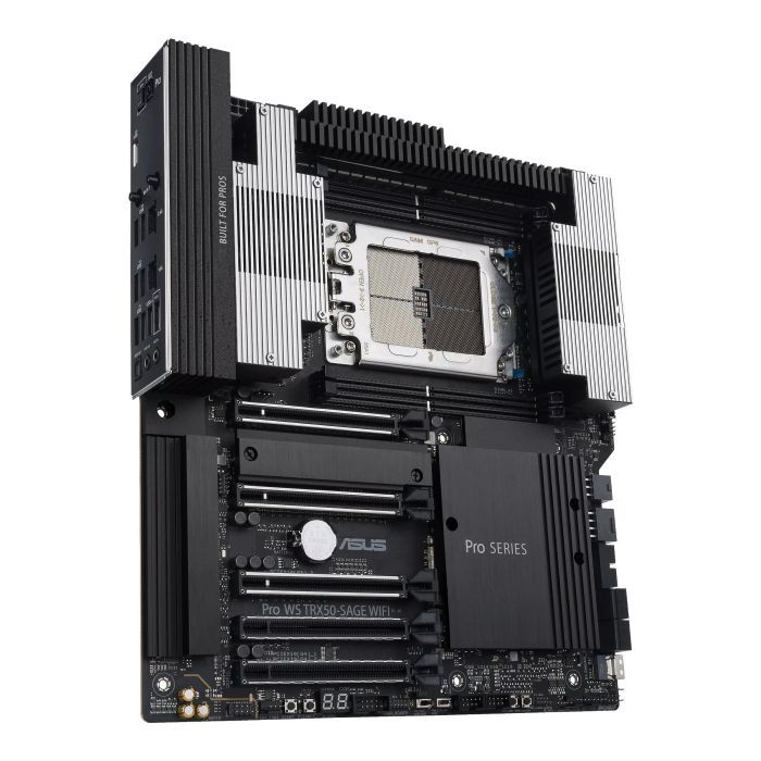 Серверна материнська плата ASUS PRO WS TRX50-SAGE WIFI sTR5 TRX50 4xDDR5 M.2 (90MB1FZ0-M0EAY0) зображення 3