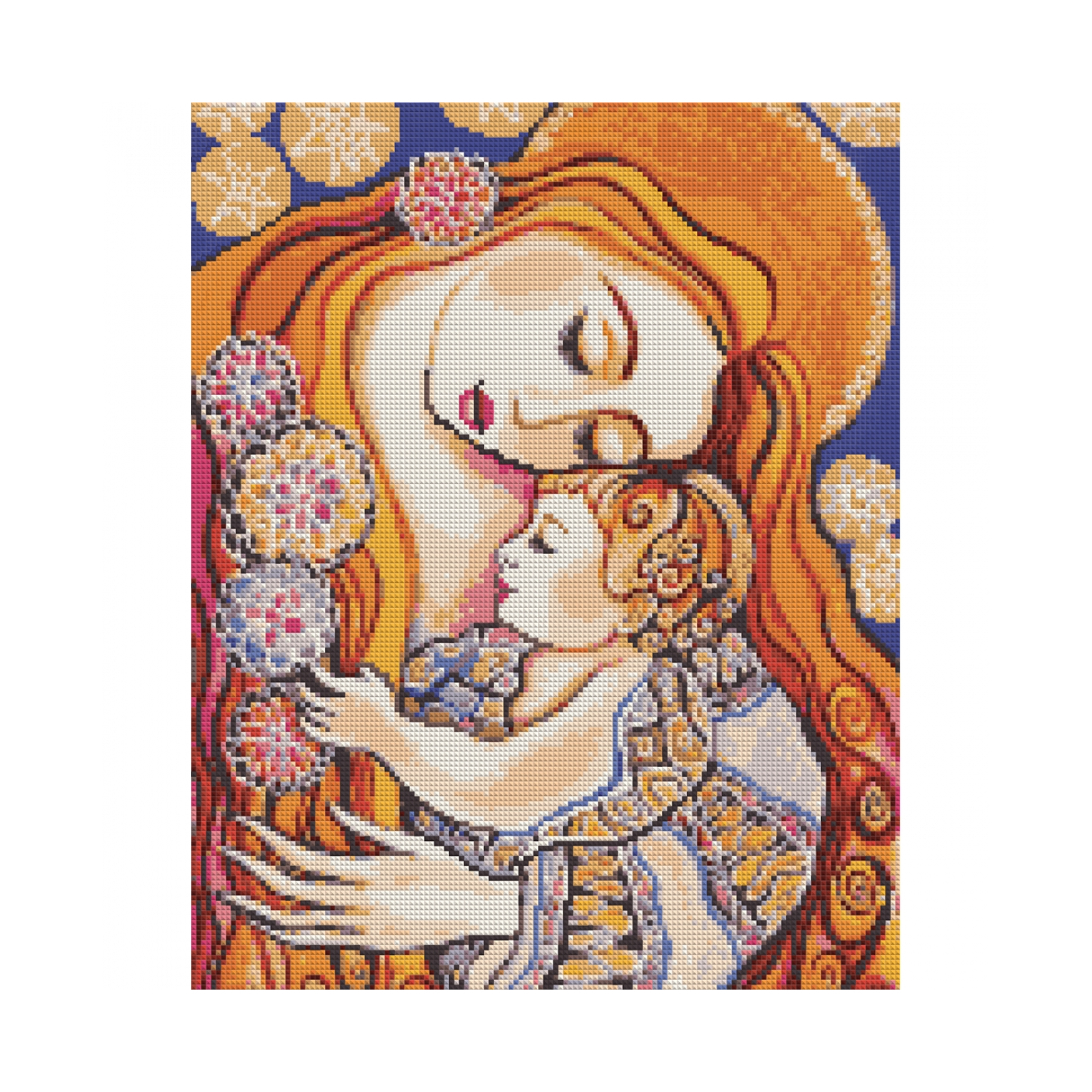 Картина по номерам Santi Материнская любовь 40*50 см алмазная мозаика (954708)