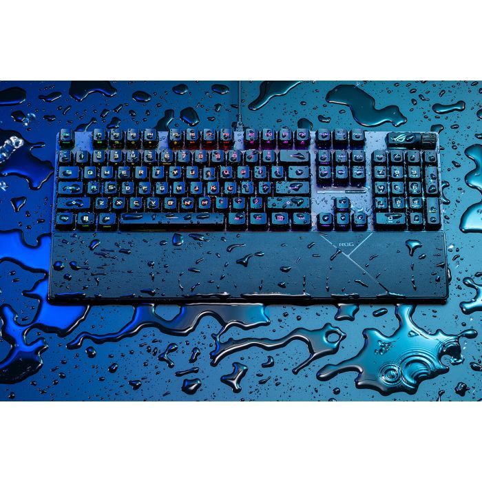 Клавиатура ASUS ROG Strix Scope II RX Red ABS UA USB Black (90MP0350-BKMA00) изображение 3