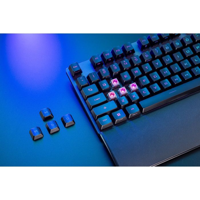 Клавиатура ASUS ROG Strix Scope II RX Red ABS UA USB Black (90MP0350-BKMA00) изображение 4