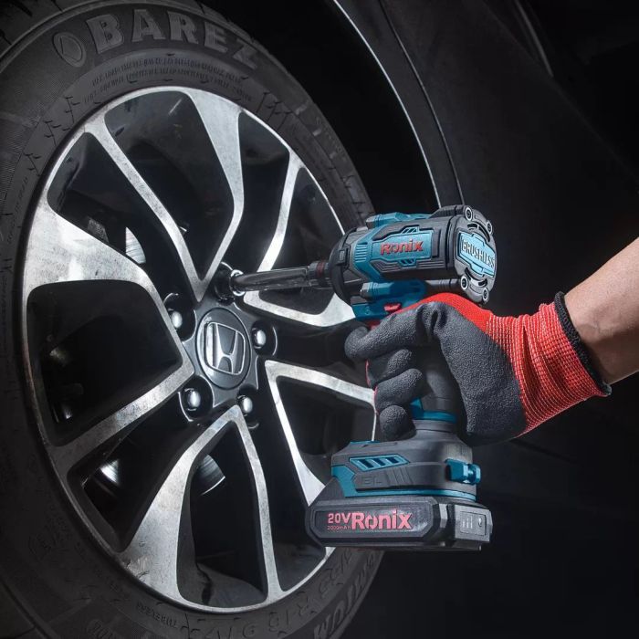Гайковерт Ronix 20В, 550Нм, комплект (8655) зображення 11