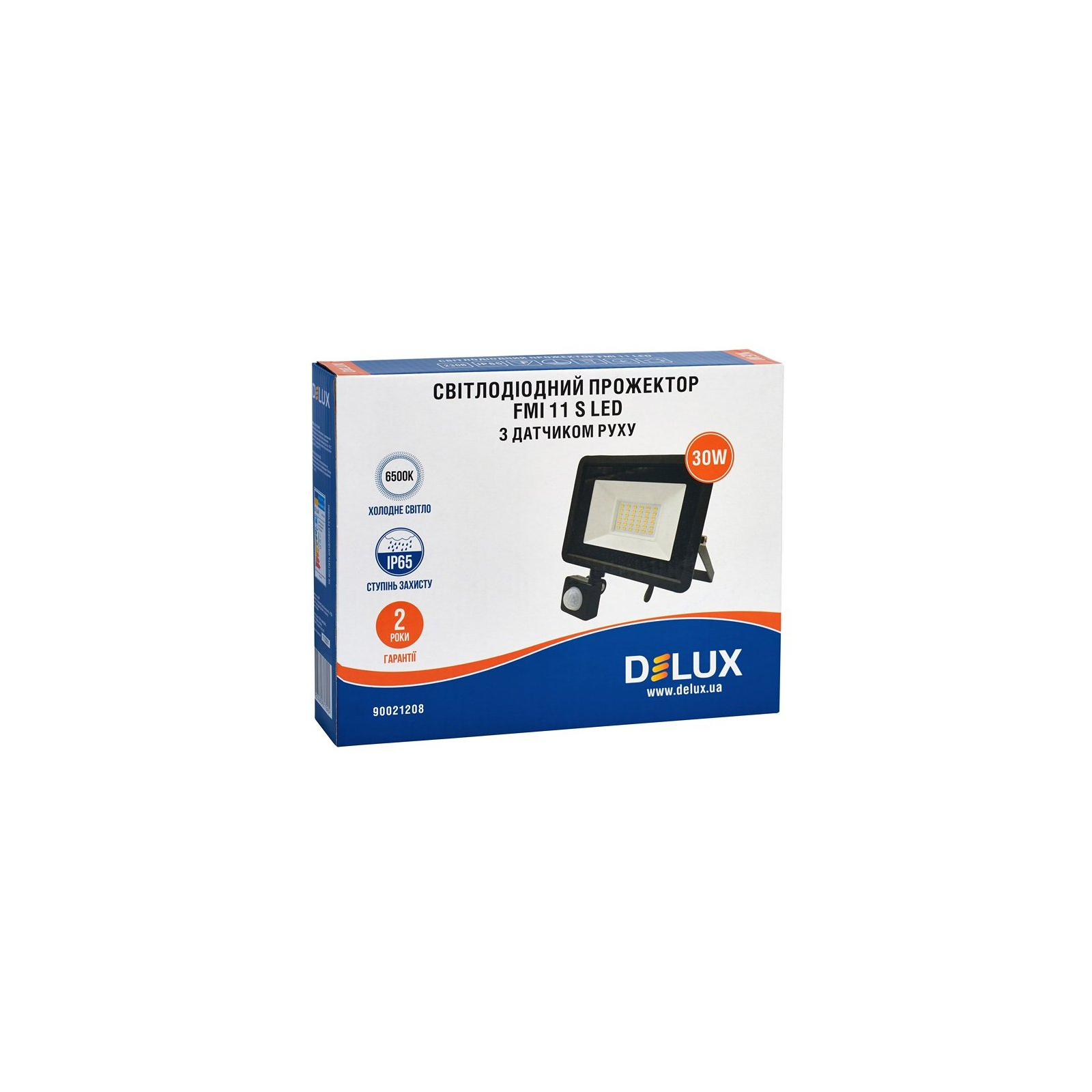 Прожектор Delux FMI 11 S LED 30Вт 6500K_IP65 (90021208) изображение 3