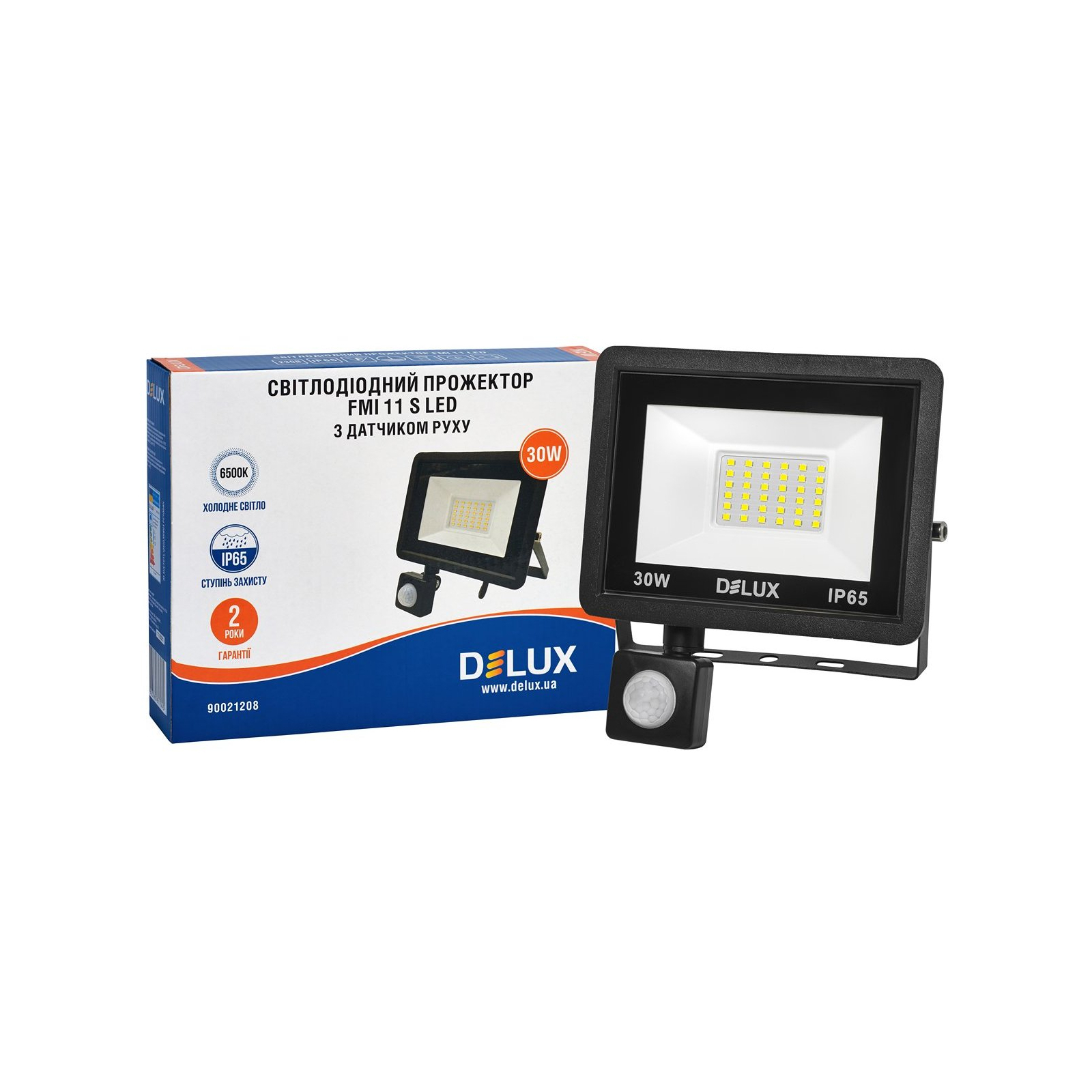 Прожектор Delux FMI 11 S LED 30Вт 6500K_IP65 (90021208) изображение 4