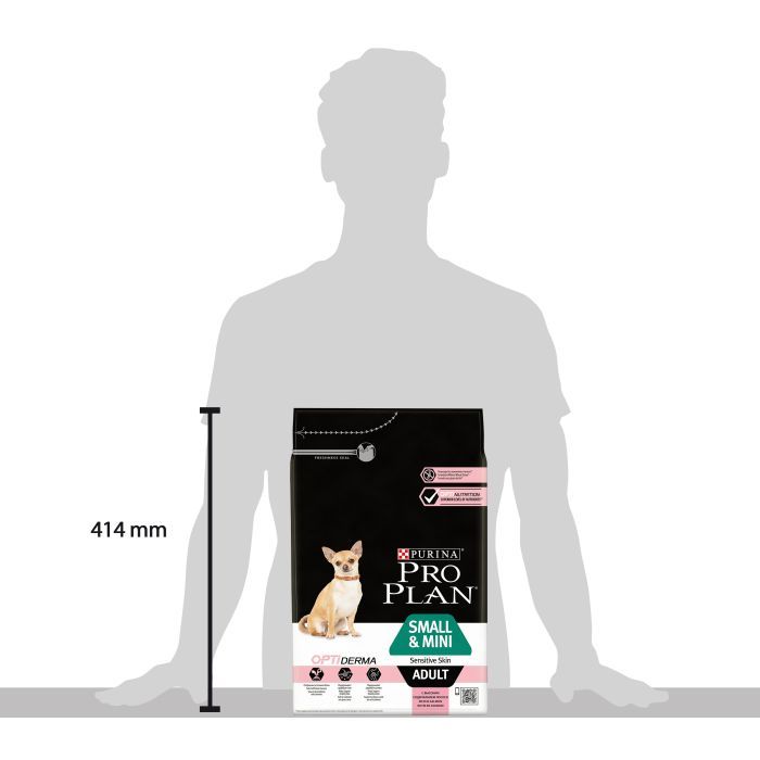 Сухий корм для собак Purina Pro Plan Small&Mini Sensitive Skin з лососем 3 кг (7613035114890) зображення 3