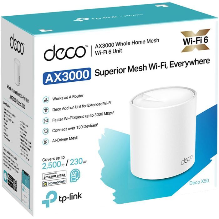 Точка доступа Wi-Fi TP-Link DECO-X50-1-PACK изображение 3