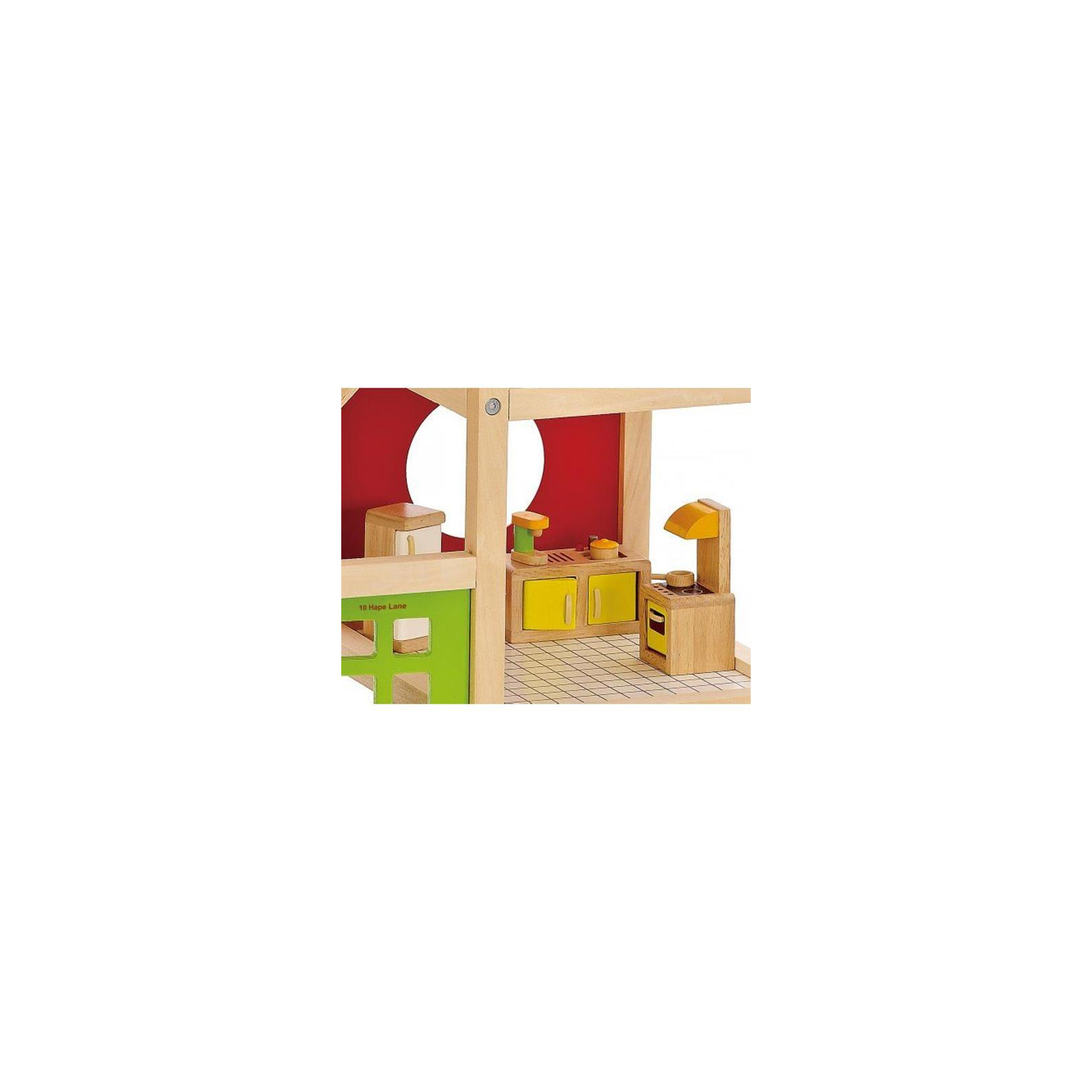 Ігровий набір Hape Ляльковий будинок дерев'яний (E3401) зображення 6