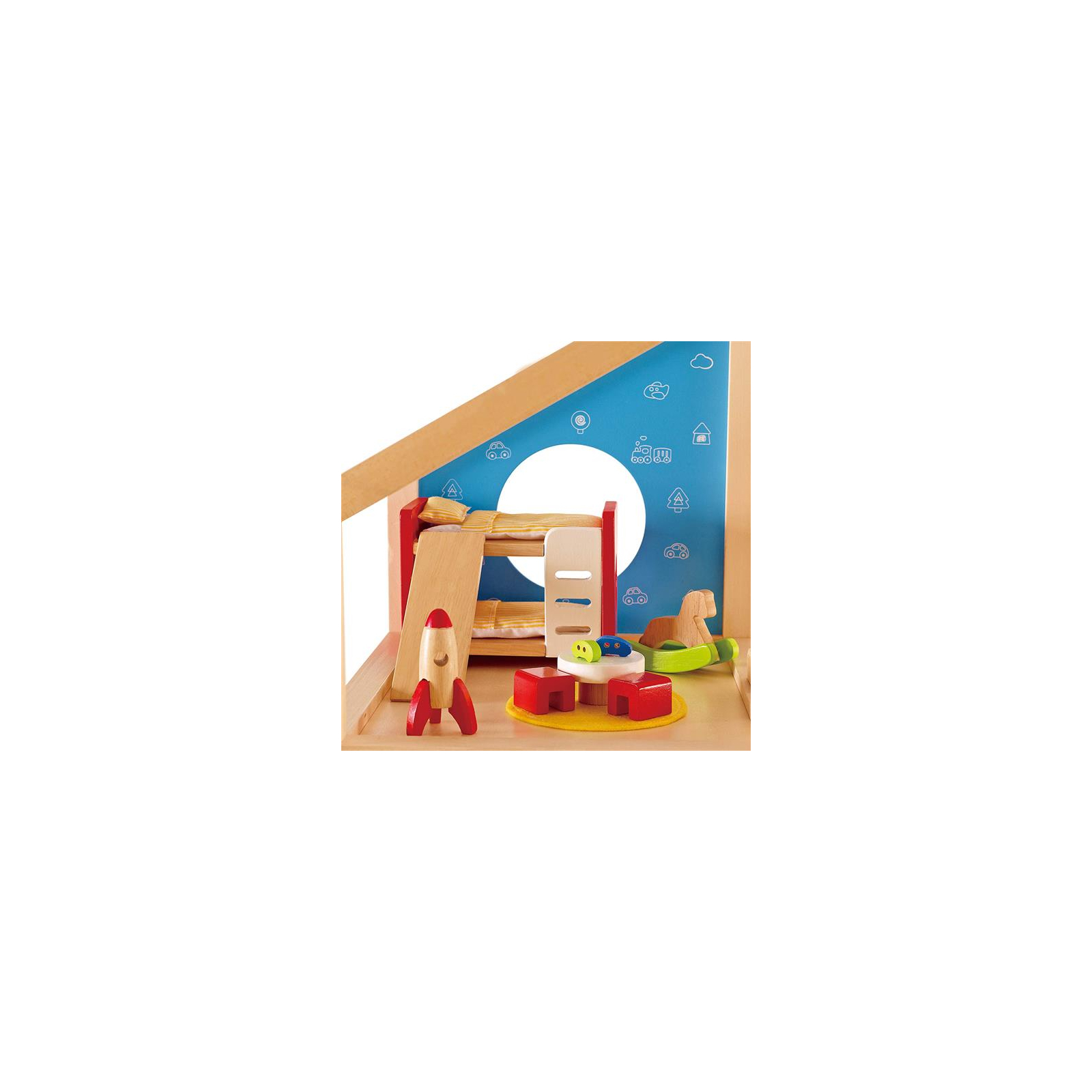 Ігровий набір Hape Ляльковий будинок дерев'яний (E3401) зображення 8