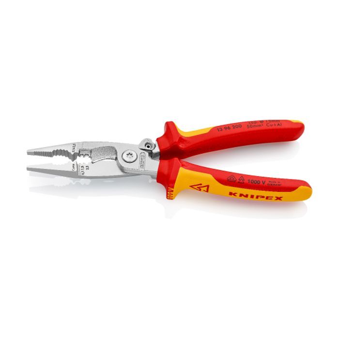 Плоскогубці KNIPEX для електромонтажних робіт (13 96 200) зображення 2