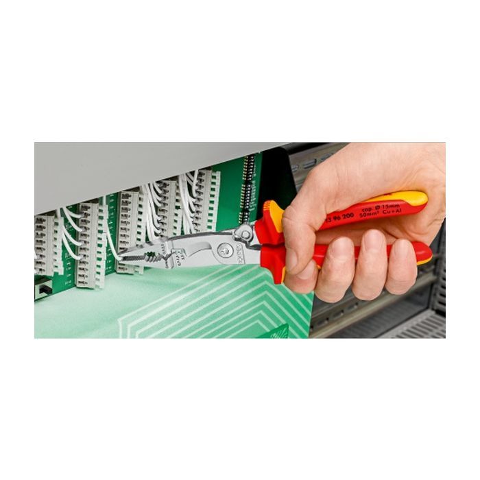 Плоскогубці KNIPEX для електромонтажних робіт (13 96 200) зображення 4