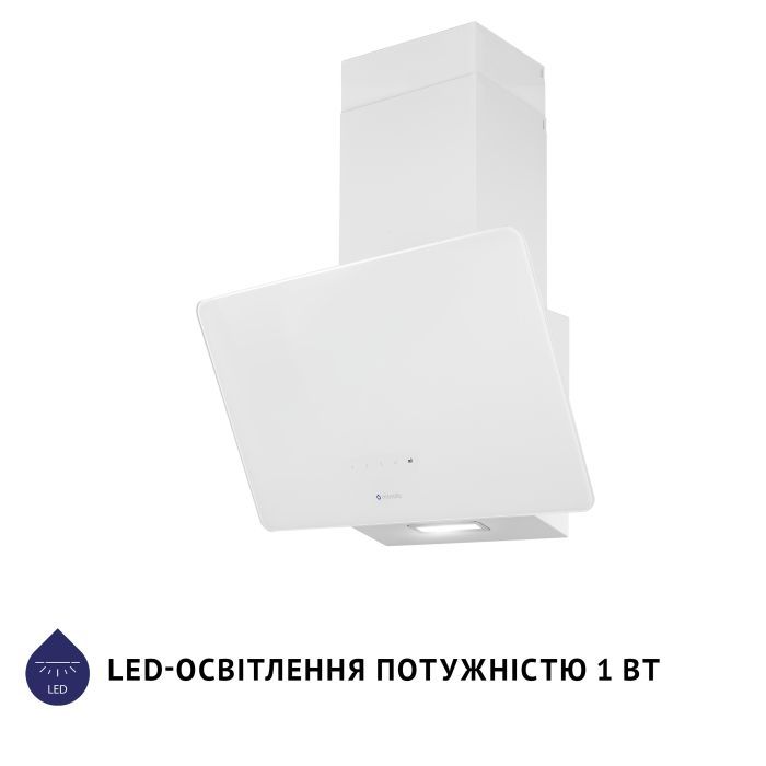 Витяжка кухонна Minola HVS 5224 WH 700 LED зображення 3